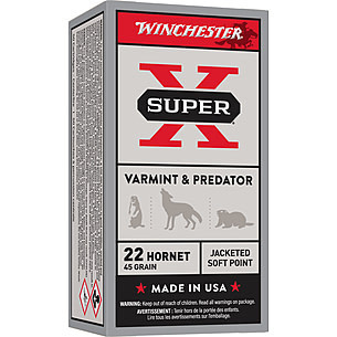Náboje Winchester .22 Hornet JHP