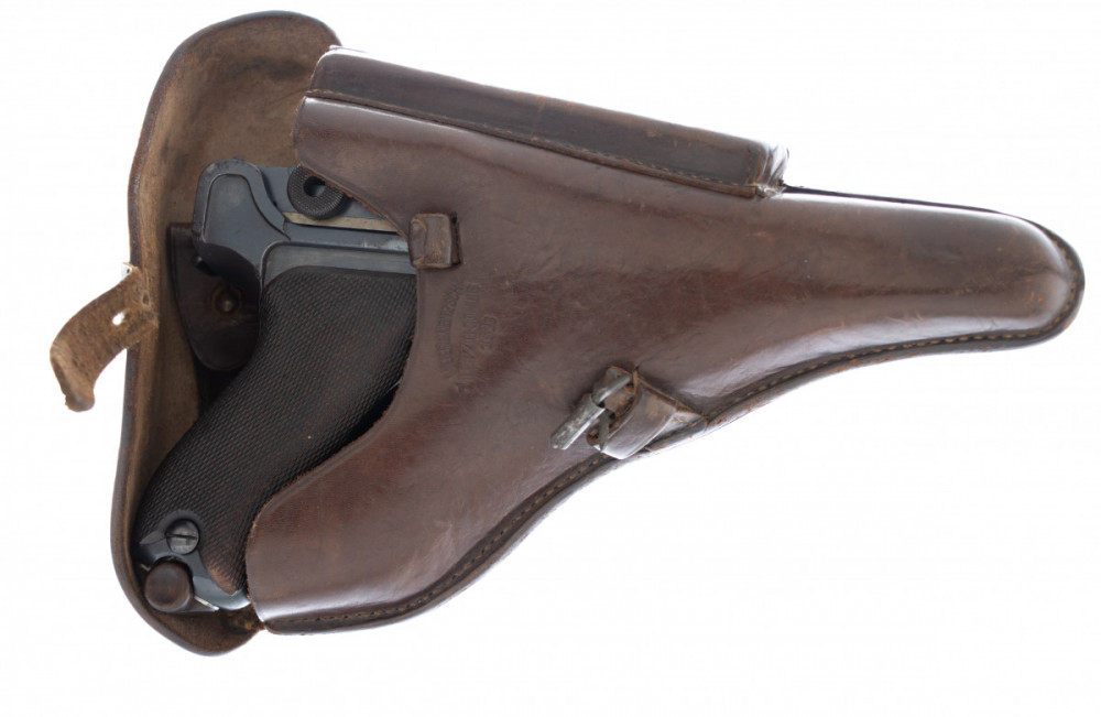 Pistole samonabíjecí DWM P.08 s pouzdrem - KOMISE č.3