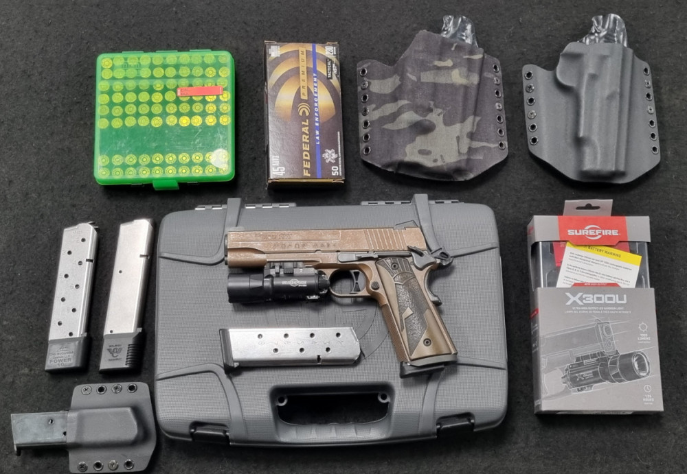 Pistole samonabíjecí Sig Sauer 1911 SPARTAN II - KOMISE č.4