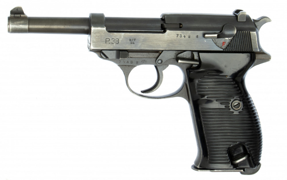 Pistole samonabíjecí Mauser P38 s pouzdrem - KOMISE