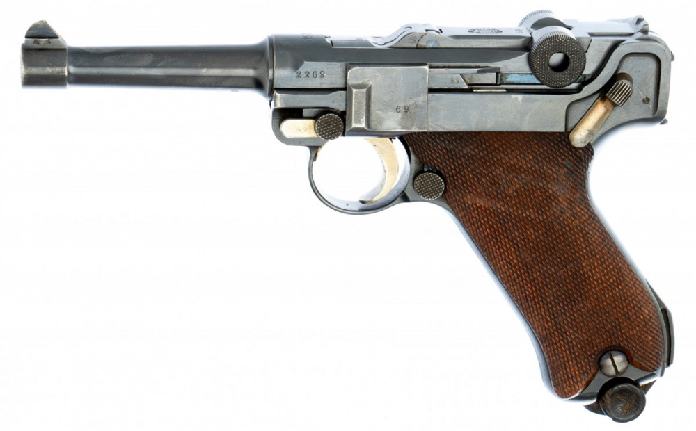 Pistole samonabíjecí DWM P08 s pouzdrem - KOMISE č.1