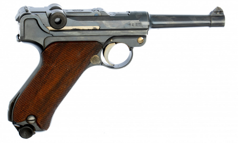 Pistole samonabíjecí DWM P08 s pouzdrem - KOMISE č.2