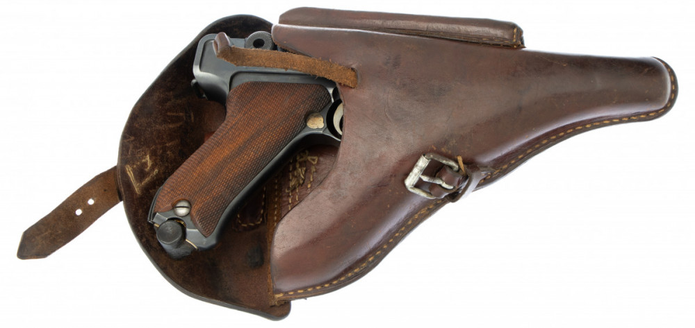 Pistole samonabíjecí DWM P08 s pouzdrem - KOMISE č.3