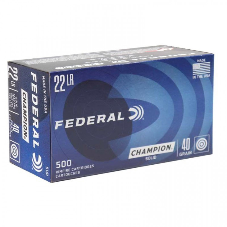 Náboje .22 LR Federal Champion Solid č.1