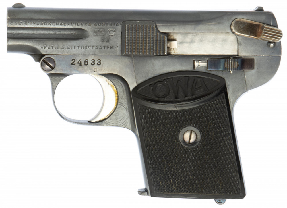 Pistole samonabíjecí ÖWA - 6,35 Browning č.1