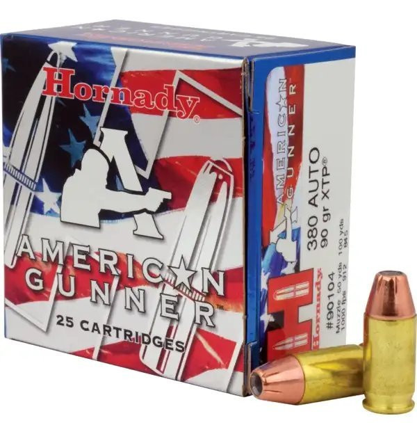 Náboje Hornady, American Gunner, .380 Auto, 90GR (5,8g), XTP č.1