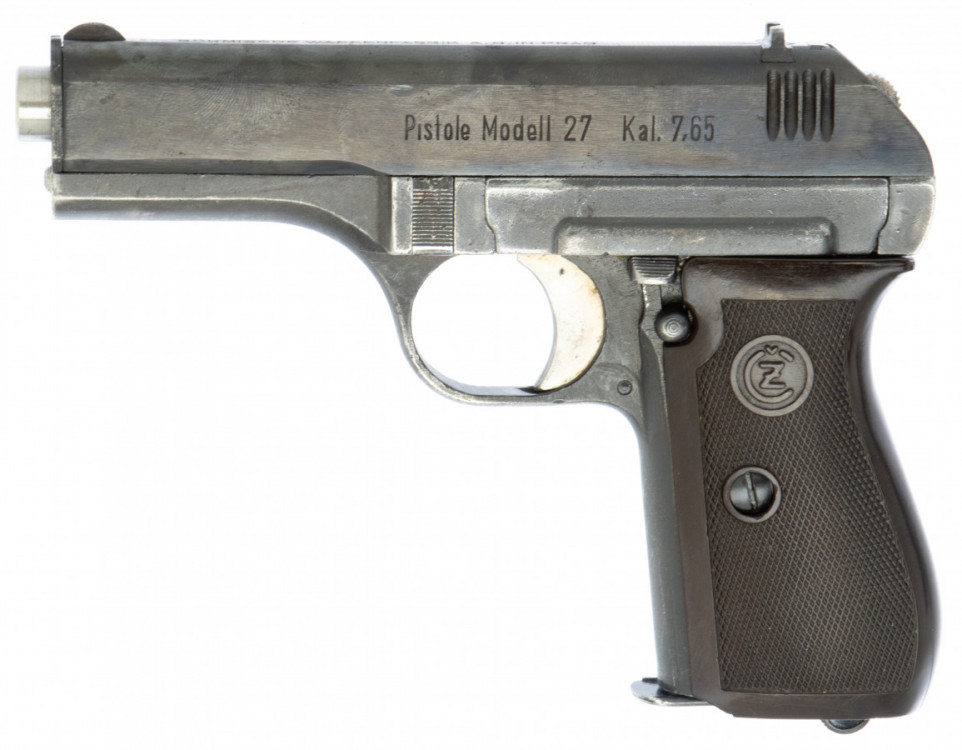 Pistole samonabíjecí ČZ vz. 27 - Waa76