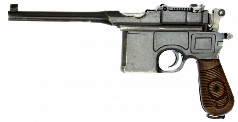 Pistole samonabíjecí Mauser C96 + pažba - 9mm Luger - KOMISE č.1