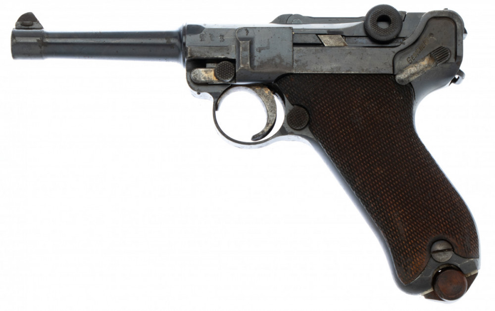 Pistole samonabíjecí Mauser P08 + Pouzdro - KOMISE č.1