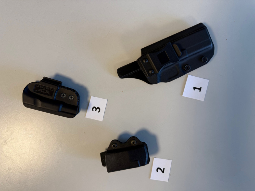 KYDEX POUZRA pro dvouřadé pistole GLOCK, výběr z více kusů č.1