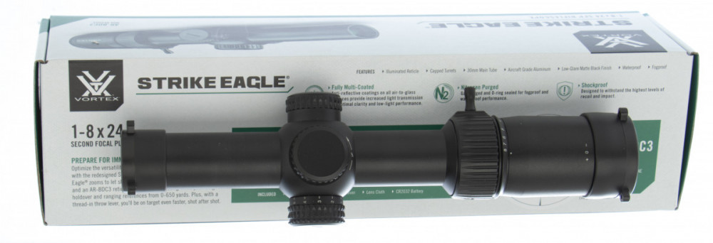Puškohled Vortex Strike Eagle 1-8x24 AR-BDC3 (MOA) - KOMISE č.1