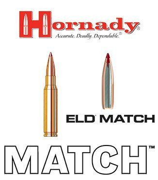 Náboje Hornady .308 Win 168 gr (10,8g), ELD - Match č.2