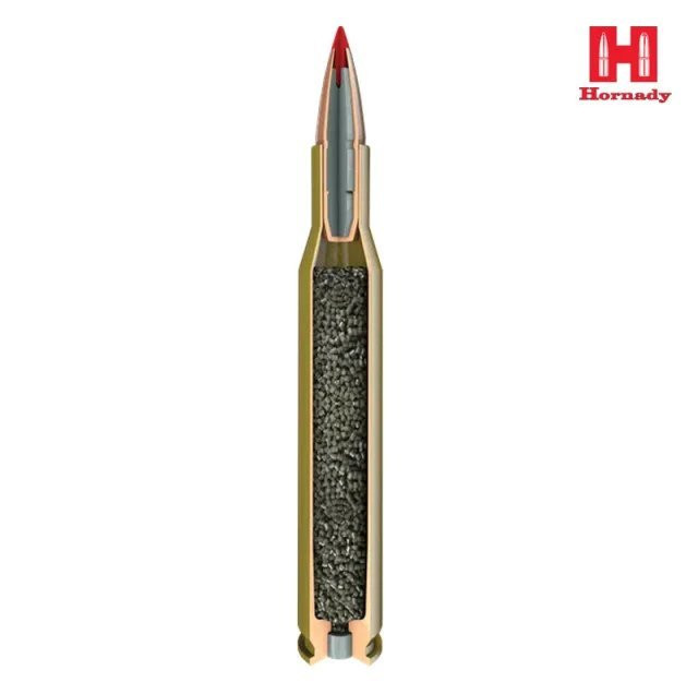 Náboj kulový Hornady, Superformance, .308 Win., 165GR (10,6g), SST č.2