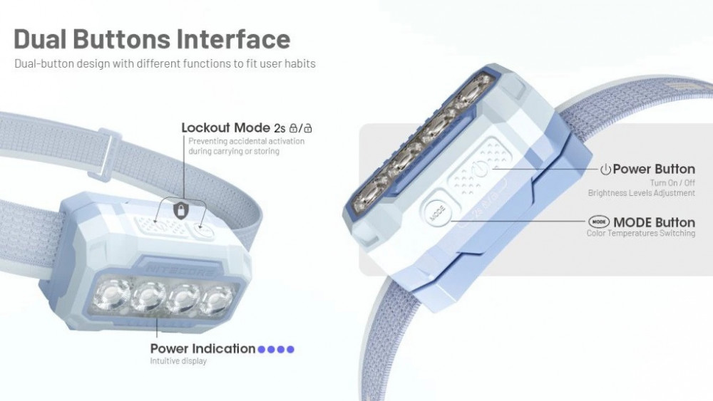 Čelovka NITECORE HA23 UHE - 600lm č.15