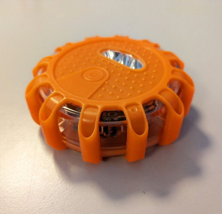 Magnetický blikač EL-FLARE - oranžová č.1