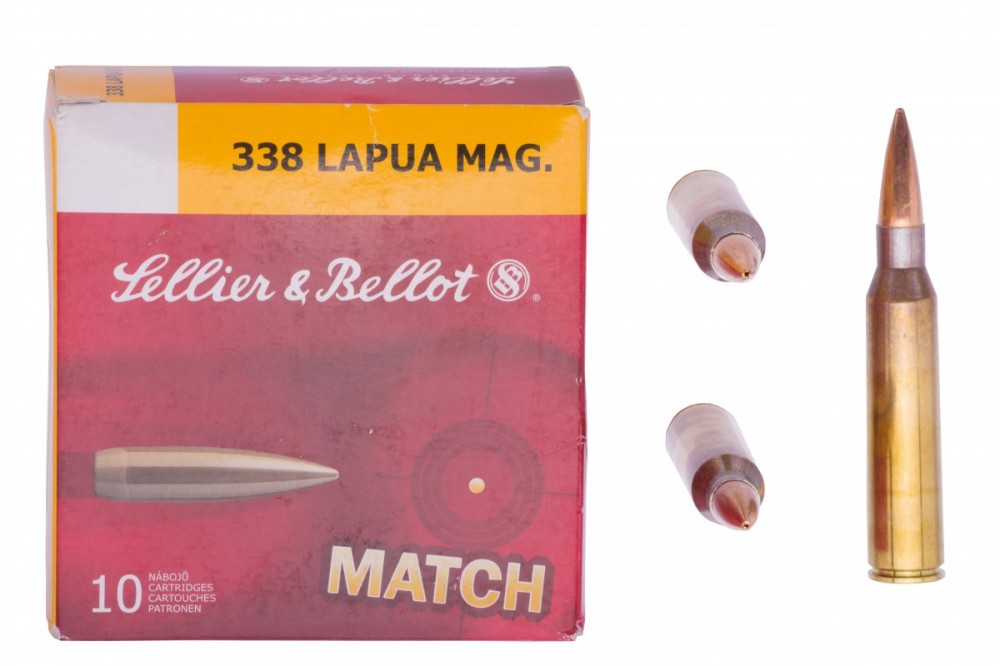Náboje .338 Lapua Mag. Sellier & Bellot č.1