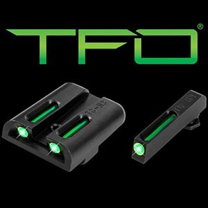 Mířidla Truglo Tritium & Fiber-Optic TFO pro Glock - zelená/zelená č.1