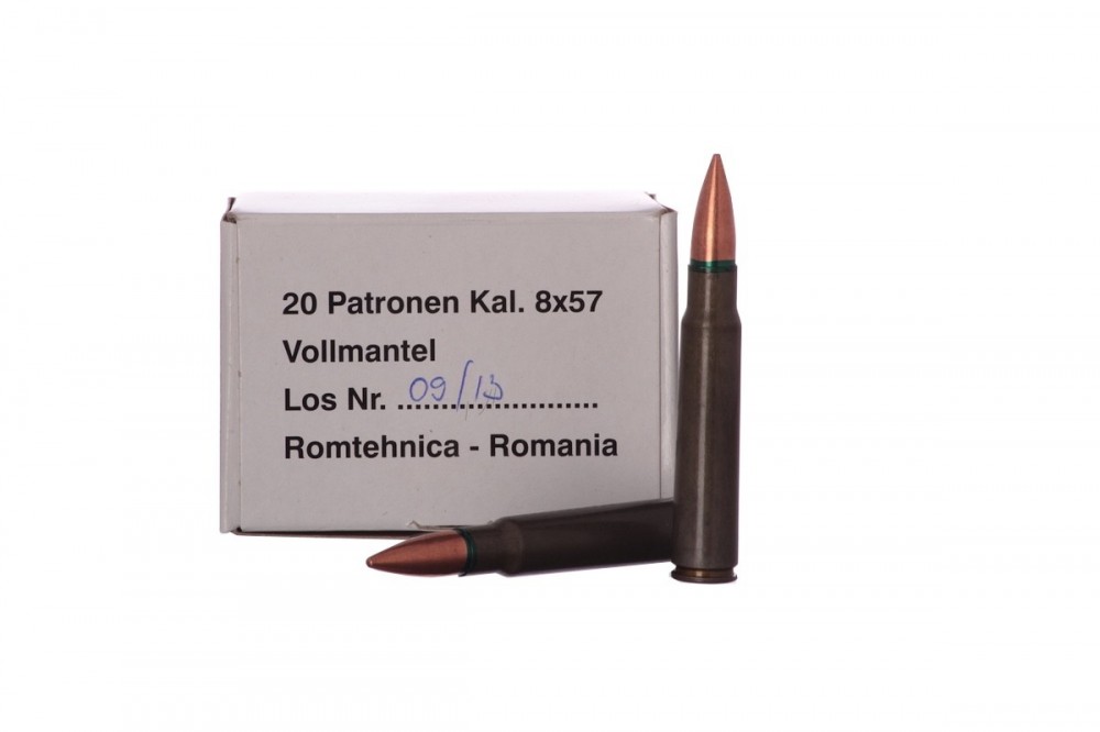 Náboje 8x57 JS 170 grs (Romtehnica) č.1
