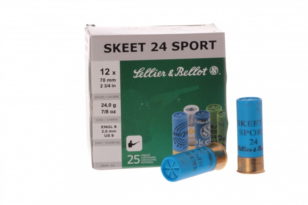 Náboje 12/70 SKEET 24 SPORT 2,0mm Sellier & Bellot č.1