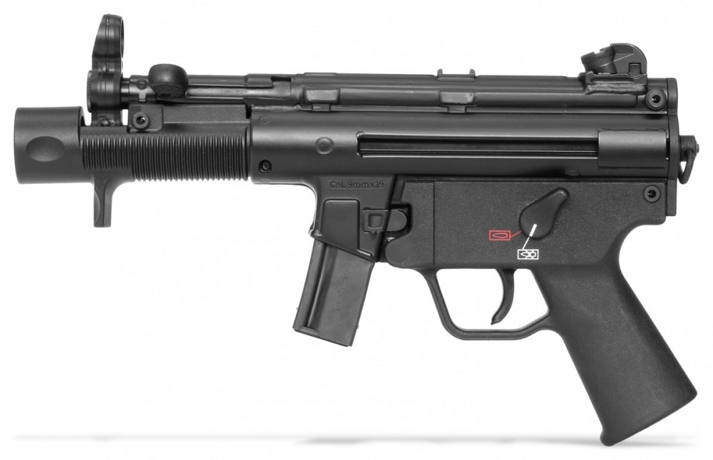 Samonabíjecí pistole Heckler & Koch SP5K (MP5K, Německo) bez pažby č.1