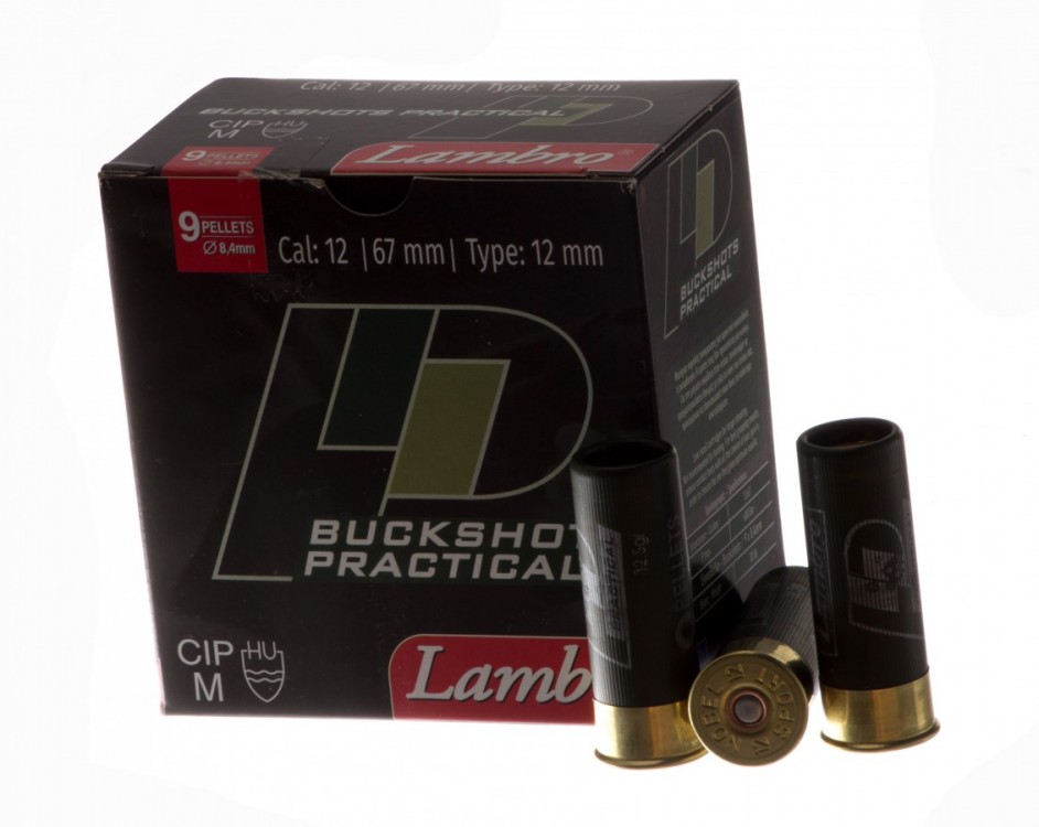 Náboje 12/67 Buckshots Practical 8,4mm Lambro č.2