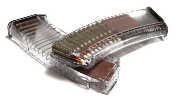 Polymerový zásobník AK-74 5,45x39 - 30 ran, průhledný č.1
