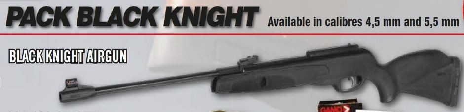 Vzduchovka Gamo Black Knight cal. 4,5 mm PACK č.2