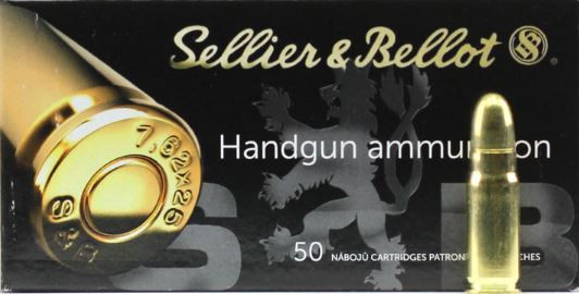 Náboje 7,62x25 Tokarev Sellier & Bellot 50 ks v balení č.1