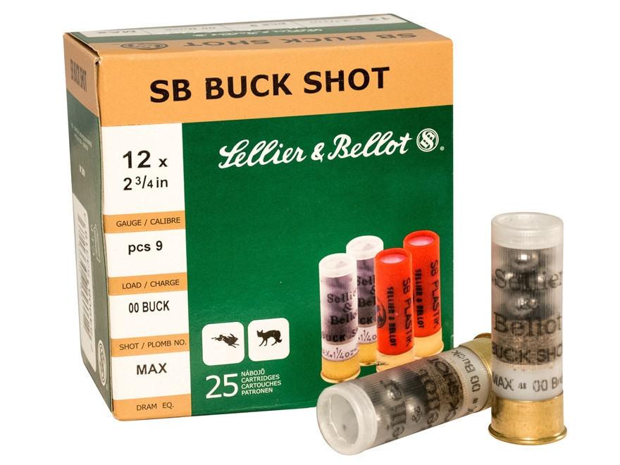 Náboje 12/76 MAGNUM Buckshot 6,09mm Sellier & Bellot č.1