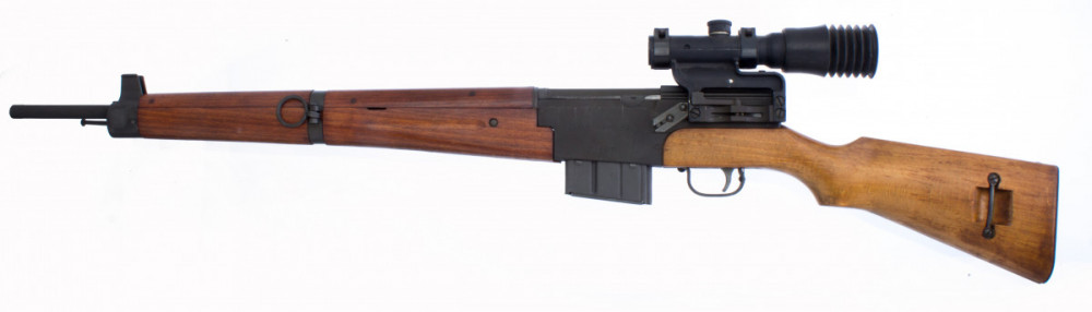 Samonabíjecí puška MAS 49 s optikou č.1