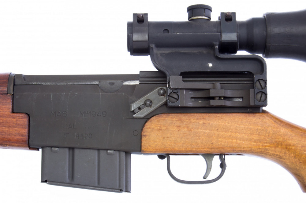 Samonabíjecí puška MAS 49 s optikou č.2