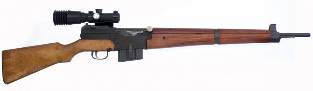 Samonabíjecí puška MAS 49 s optikou č.4