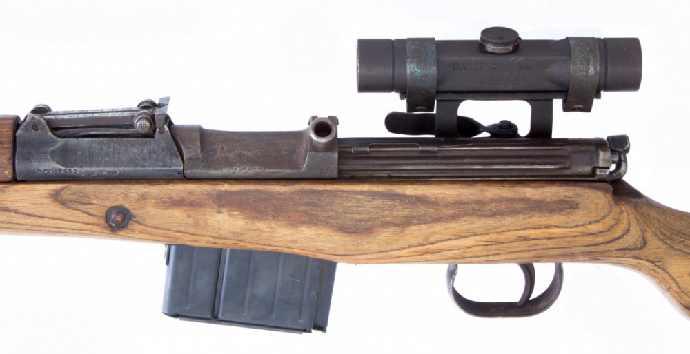 Puška samonabíjecí Gewehr 43 s optikou  7,92 mm č.4