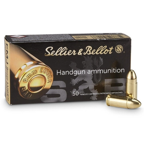 Náboje 9mm Luger Sellier & Bellot FMJ