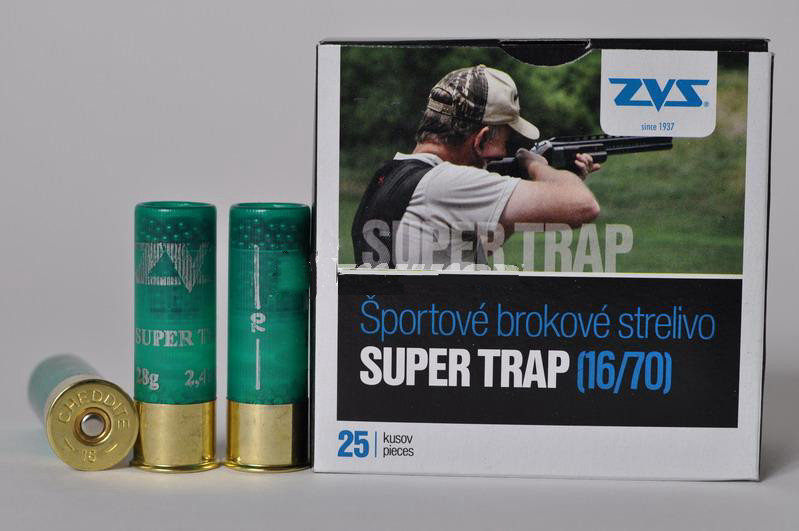 Náboje ZVS ACTIV 16/70 Super Trap 28g 2,4mm č.1
