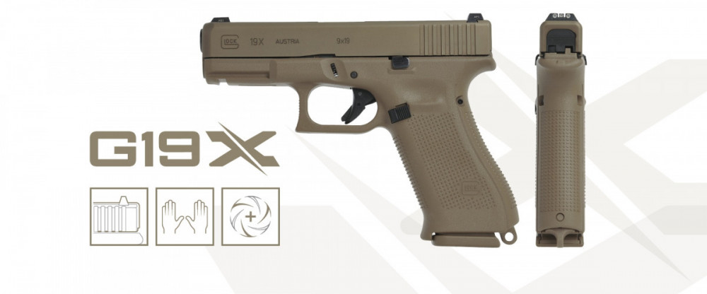 Pistole samonabíjecí Glock 19X