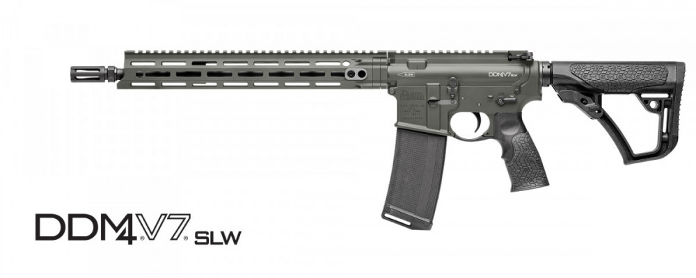 Samonabíjecí puška Daniel Defense – DDM4 V7 SLW DEEP WOODS M-lok 16'' cal .223 rem č.1
