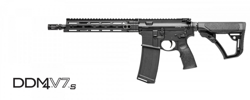 Samonabíjecí pistole Daniel Defense – DDM4 V7 S Black M-lok 11,5