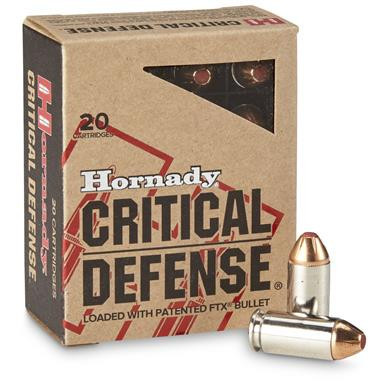 Náboje Hornady, Critical Defense, .38 SPL FTX, 110grs